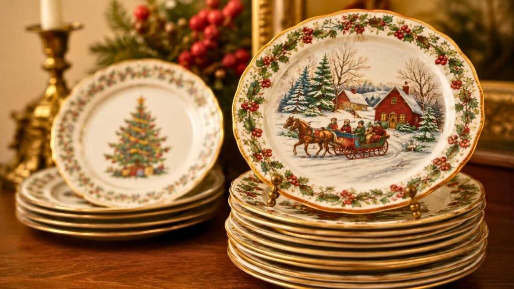 14 Valuable Vintage Christmas Plates Collectors Should Look for This Holiday Season