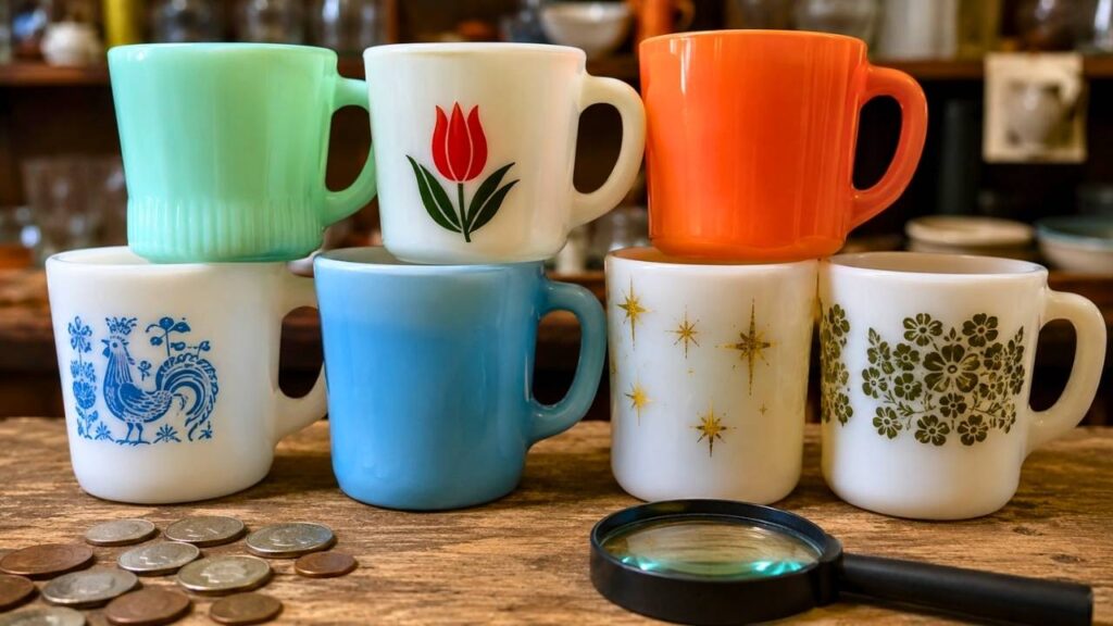 Most Valuable Fire-King Mugs Worth Money: Rare Colors, Patterns, and What Collectors Pay Today