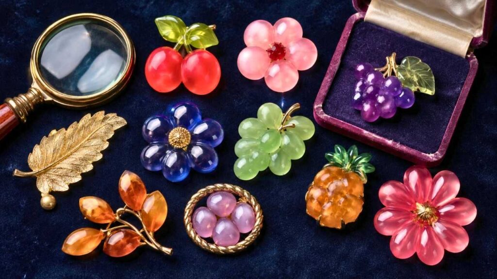 Vintage Lucite Jelly Belly Brooches Value Guide: How to Identify Rare Pieces and What Collectors Pay