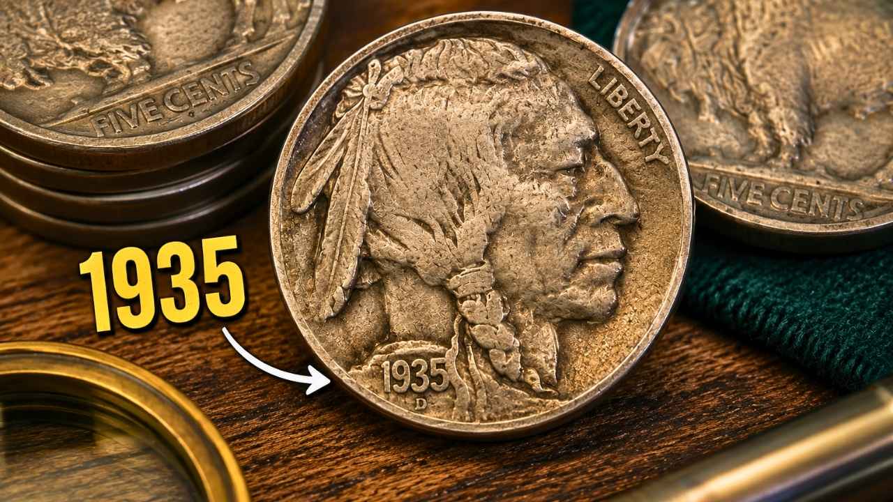1935 Buffalo Nickel Value Guide: D, S & No Mint Mark Prices and Rare Error Coins Explained